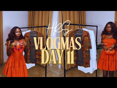 VLOGMAS DAY 11 | ELEVATE A SIMPLE DRESS WITH ME | SILENT VLOG | STYLE OF THE DAY