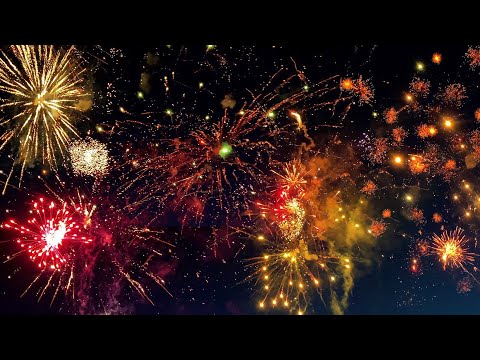 8 Hours - Fireworks SLOW MOTION - Video and Natural Audio | Great Escapes