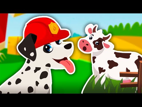 Animal Sound Songs! | Learn the Sounds Spotted Animals Make! | Kids Learning Videos