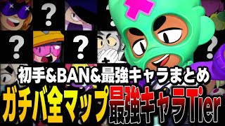 【ブロスタ】元世界一が解説!!ガチバトル全マップ最強キャラ&初手最終ピック＆先攻後攻バンTier表まとめ