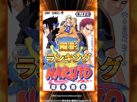 【砂隠れ最強】風影ランキング！ #naruto #ナルト #shorts