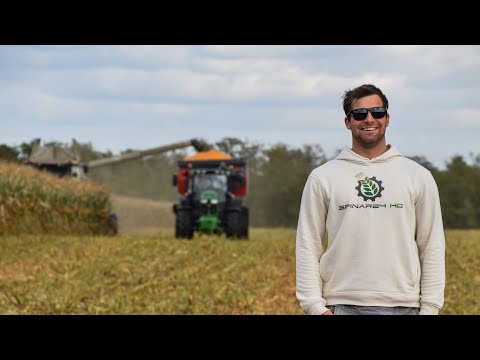 CORN HARVEST 2021 - John Deere 6250R & Perard X-Flow 19 & Claas Tucano 570