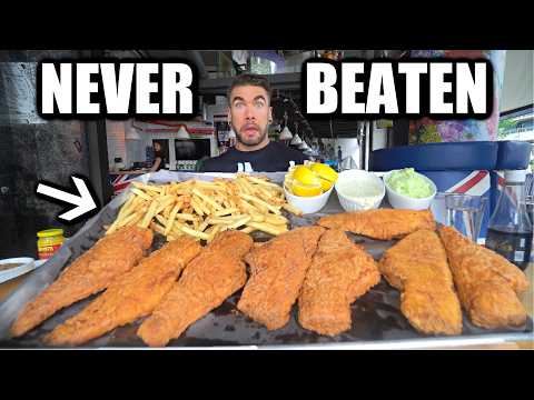 ATTEMPTING THE BIGGEST FISH & CHIPS CHALLENGE IN CANADA | Joel Hansen