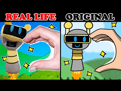 Best TikToks of INCREDIBOX SPRUNKI 💖 Heart hand 💖  | ORIGINAL vs Plush Toy REAL LIFE