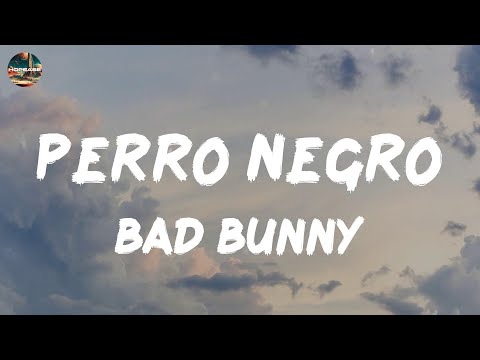 Bad Bunny - PERRO NEGRO (lyrics)