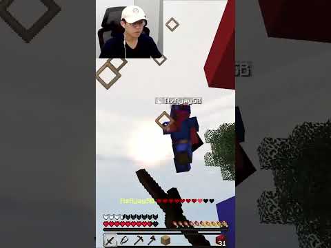 這種情況要怎麼贏?但我贏了.. #小妞 #pvp #minecraft