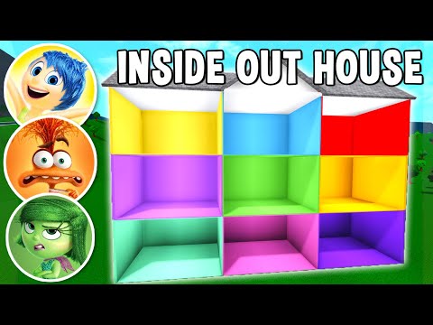 Bloxburg INSIDE OUT CHARACTERS House CHALLENGE!