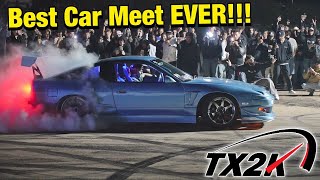 I WENT TO THE CRAZIEST CAR MEET IN TEXAS!!! - Drifting + More!