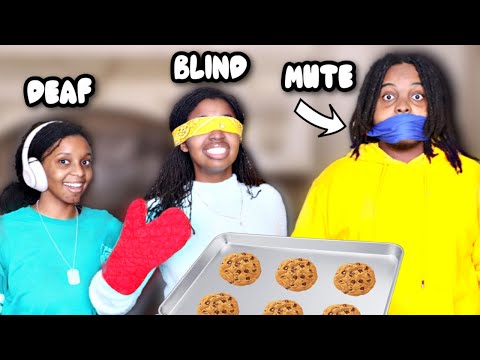 BLIND DEAF MUTE BAKING CHALLENGE