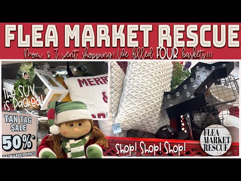 COME THRIFT STORE SHOPPING WITH MOM AND I FOR HUGE CHRISTMAS HOME DECOR FINDS 2024