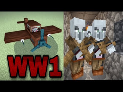 Minecraft ww1 story battlefield world war 1