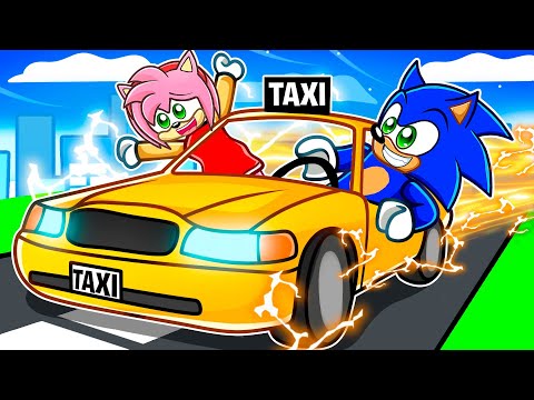 Sonic Becomes a TAXI DRIVER in Roblox!