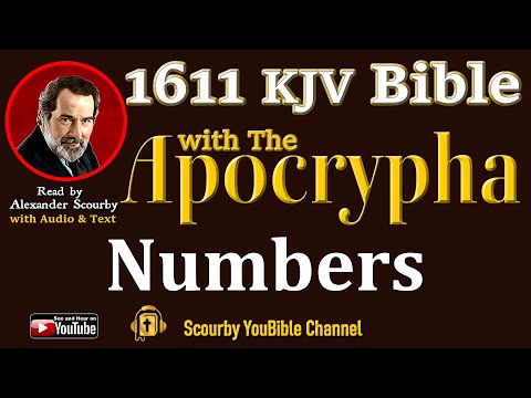 4 ~ New | NUMBERS KJV  | Audio and Text | by Alexander Scourby | God is Love and Truth.