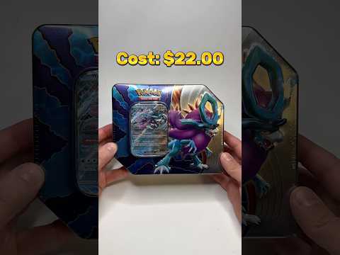 Pokemon Walking Wake ex Tin Unboxing