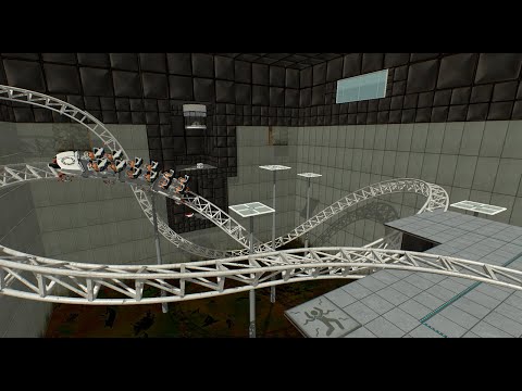 Aperture Science Facility Tour - Portal Coaster [NoLimits 2]