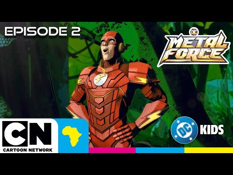 The Flash vs Gorilla Grodd! | DC Metal Force | FULL EPISODE 2 | Cartoon Network Africa