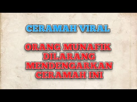 Ceramah Viral! yang mendengarkan sampai habis pasti terdiam