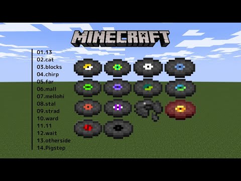 【1.18最新版】マイクラ レコード全種類 音楽集【作業用BGM】【minecraft/マインクラフト】