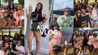 agp vlog! atlanta greek picnic, pham cookout, aka + weekly vlog!