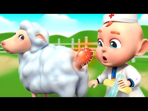 Animals Doctor Check up Song | Baby Farm Animals Got a Boo Boo | Rosoo Nursery Rhymes & Kids Songs