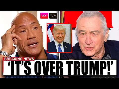 BREAKING: Dwayne "The Rock" Johnson & Robert De Niro DESTROY Melania and Trump On Live TV!