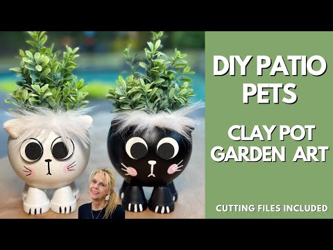 DIY Patio Pets - Clay Pot Garden Art/ Craft Fair Ideas 2024