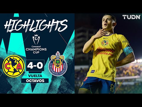 HIGHLIGHTS - América vs Chivas | CONCACAF Champions Cup 2025 | TUDN