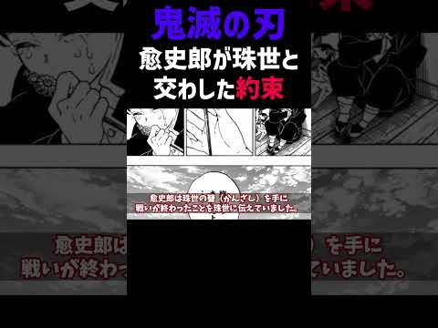 【鬼滅の刃】愈史郎が珠代と交わした約束