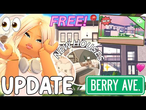 *NEW FREE & PREMIUM HOUSES* UPDATE IN BERRY AVENUE!! HUGE SUMMER MAP UPDATE & MORE!!