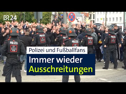 Spannung garantiert?: Fußball-Fans und Polizei | Abendschau | BR24