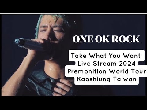 ONE OK ROCK Take What You Want Premonition World Tour 2024, Kaoshiung Taiwan REACTION VIDEO