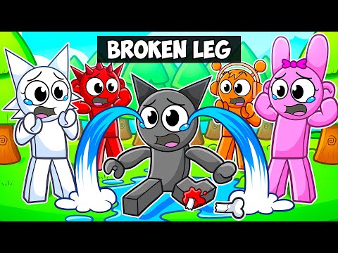 Gray BROKE His LEG In Roblox..