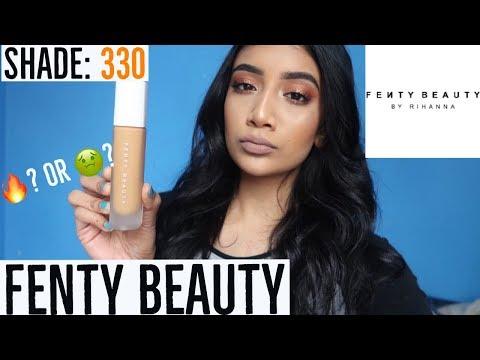 FENTY FOUNDATION 330 | FIRST IMPRESSIONS + 5 HOUR WEAR TEST