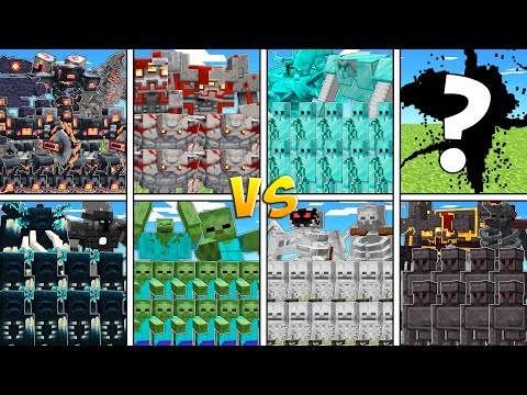 ULTIMATE MINECRAFT MOB BATTLE TOURNAMENT!