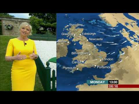 Carol Kirkwood At Wimbledon BBC Breakfast Weather 2017 07 03