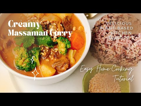 Massaman curry recipe (Plant-based version 💚)