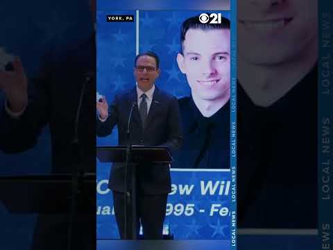 Gov. Shapiro speaks at fallen officer's funeral: "Andrew was the best of us"