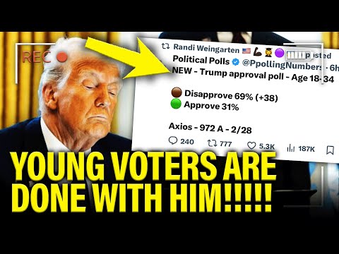 Trump gets STUNNED as Young Voters QUICKLY ABANDON HIM