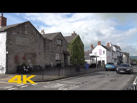 Rhuddlan Walk: Town Centre【4K】