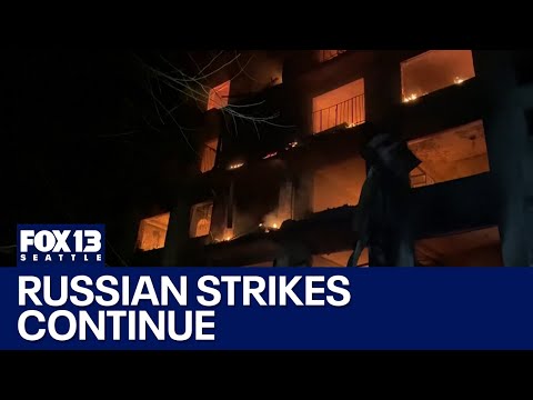 Russian strikes continue in Ukraine as Trump threatens sanctions