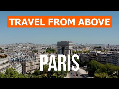 Paris from drone | 4k video | France, Paris from above