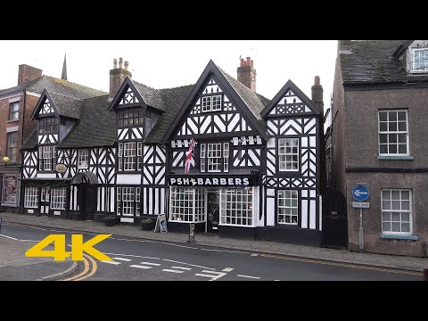 Cheadle, Staffordshire Walk: Town Centre【4K】