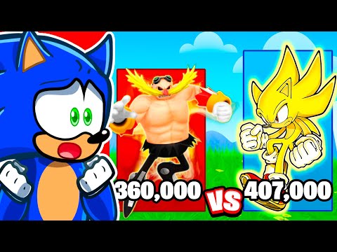 SONIC vs DR. EGGMAN Power Level Comparison