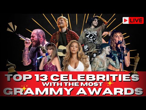 TOP 13 CELEBRITIES WITH THE MOST GRAMMY AWARDS 2024 | RT FACTS