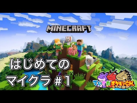 【はじめてのマイクラ#1】まずは生きろ！！村探し！拠点作り！素材集め！どきどきサバイバルモード配信 #マイクラ #マイクラ配信