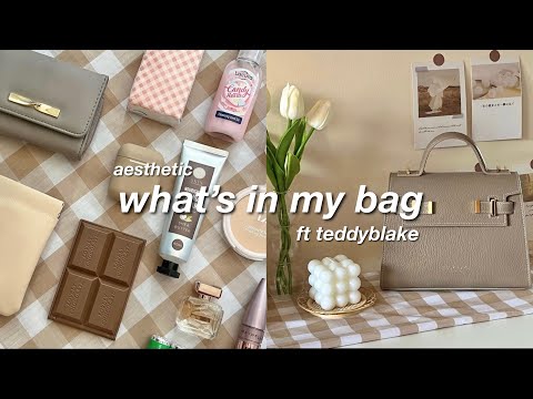 what’s in my bag 🌱 | daily essentials *simple and aesthetic*