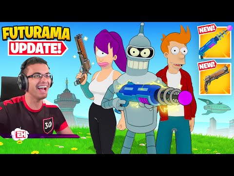 Nick Eh 30 reacts to Futurama in Fortnite!