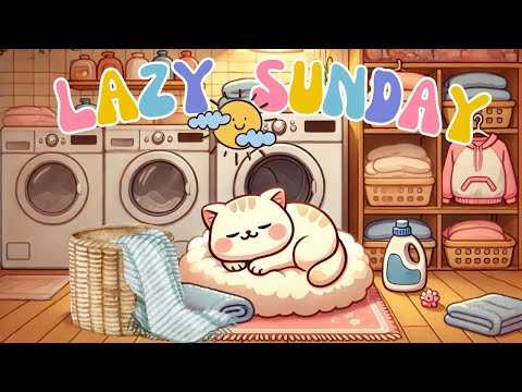 Cat Lazy Sunday Jazz Hip-Hop Beats 🎷🐱 |1 Hr Chill & Cozy Lofi Vibes for Relaxing