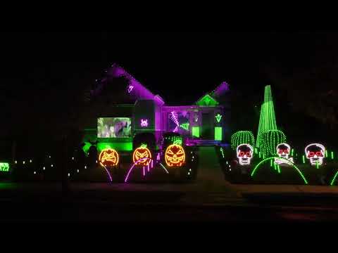 Halloween Light Show 2023 Full Show