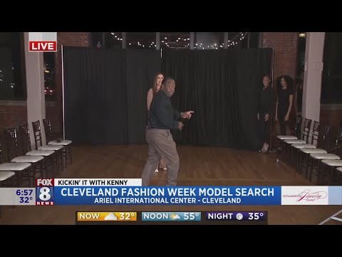 Does Kenny have the right moves to be a runway model for CLE Fashion Week?